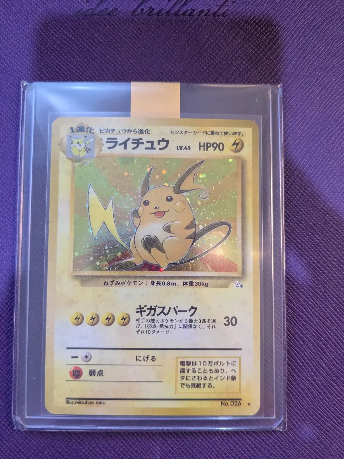 [포켓몬카드] Raichu Fossil JP 라이츄 일판